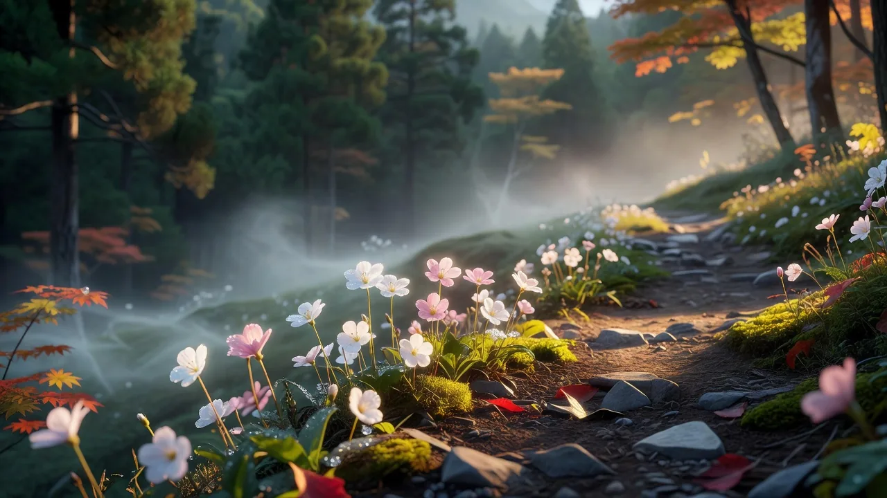 道端に咲く野の花